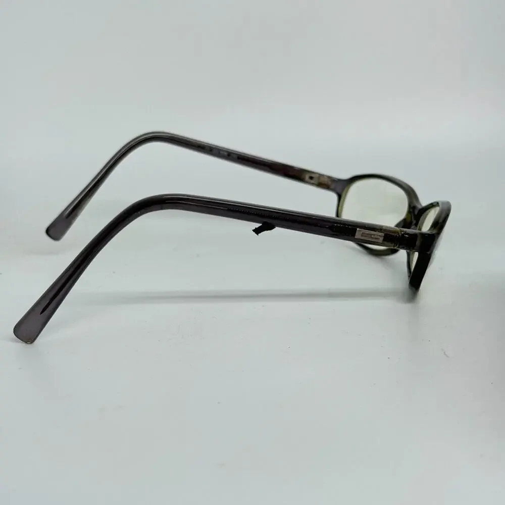 GUCCI GG 1515 ZX8 Eyeglasses Frames Gray Full RIm‎ USed H19050